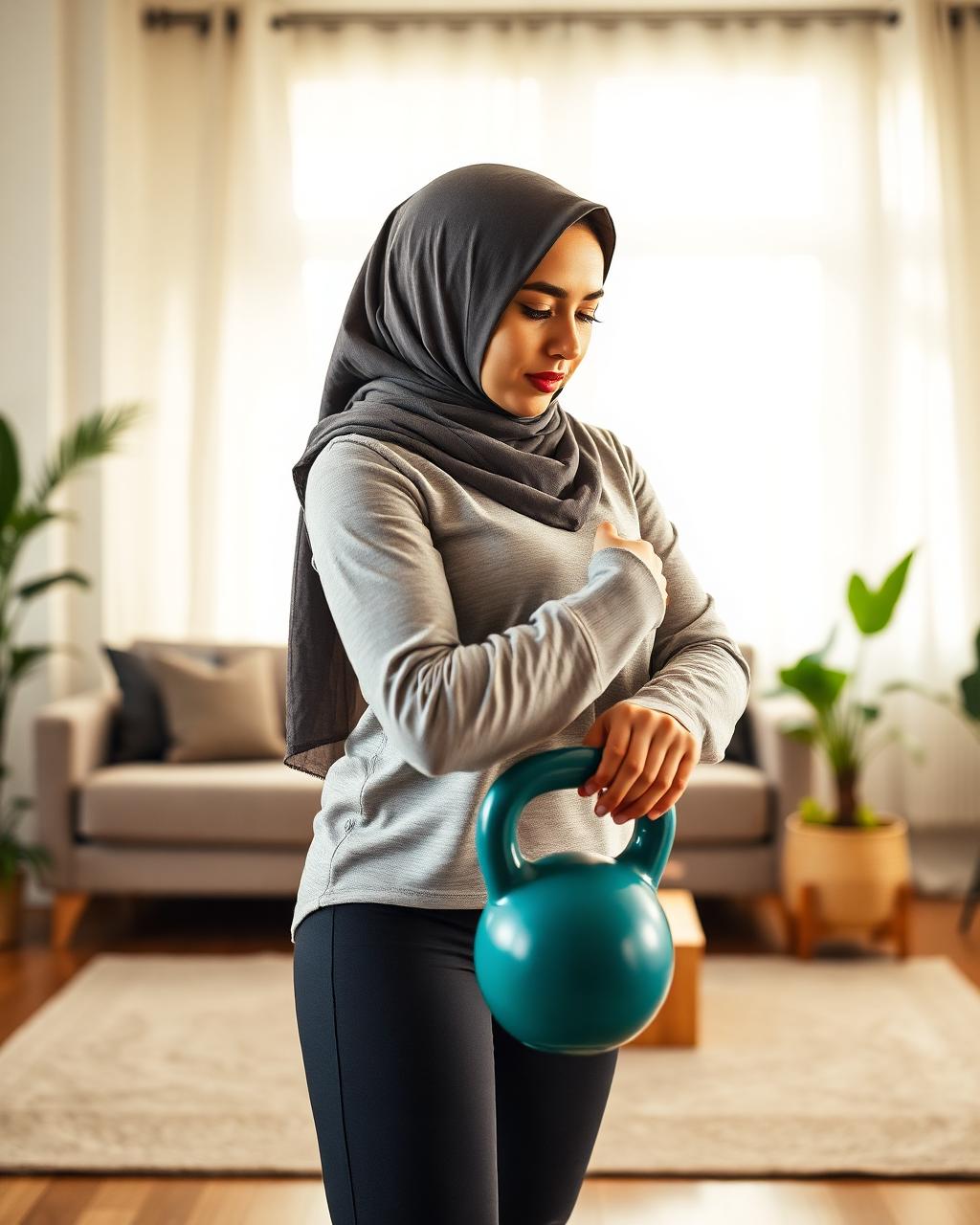 كيتل بيل واحدة: صالتك الرياضية في غرفة المعيشة